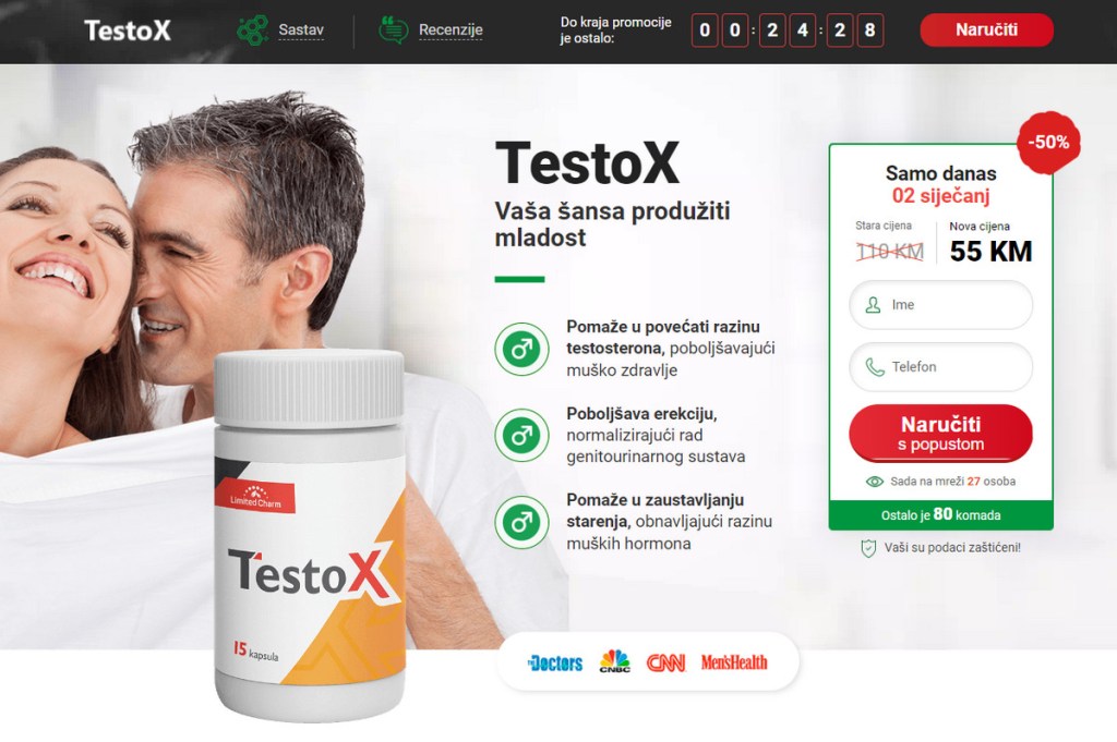 TestoX u apotekama