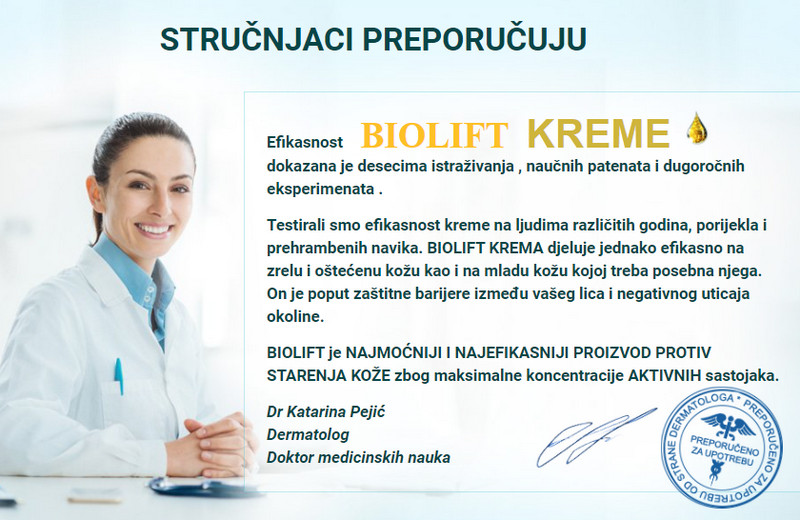 Gdje kupiti krema za bore BioLift