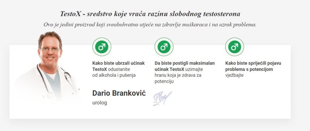 TestoX korištenje