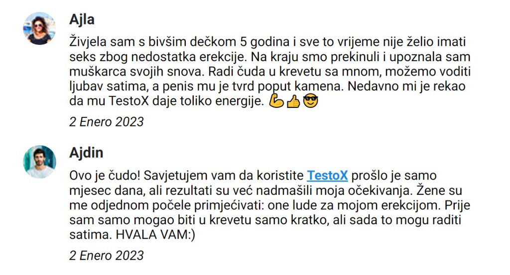 TestoX iskustva forum
